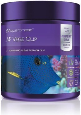 Aquaforest Vege Clip 120g - pokarm roślinny w krążkach z przyssawką Aquaforest