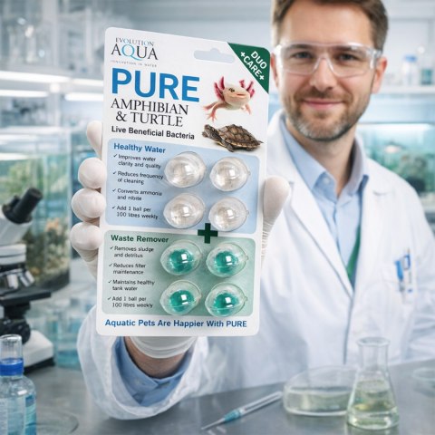 Evolution Aqua PURE Amphibian & Turtle - biologiczne czyszczenie akwarium Evolution