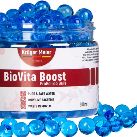 Kruger Meier BioVita Boost - bakterie w żelowych kulkach do akwarium Kruger Meier