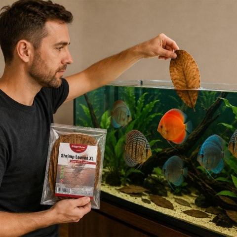 Kruger Meier Shrimp Leaves XL - liście ketapangu 10 sztuk Kruger Meier