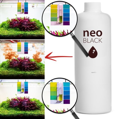 Neo Black 1000ml - "czarne wody" obniża pH + pierwiastki śladowe NEO MEDIA