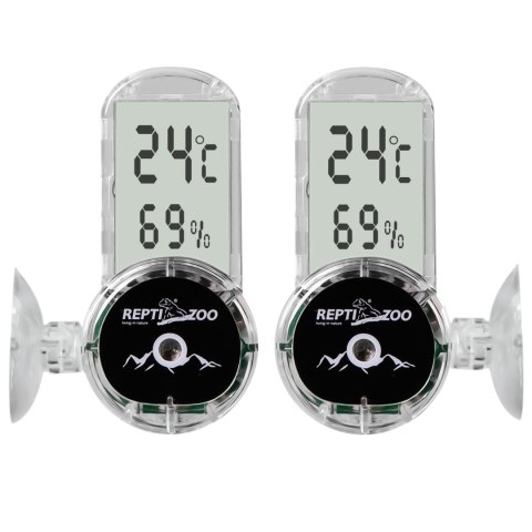 Repti-Zoo 4-sides Thermometer Hygrometer - termometr i higrometr LCD Repti-Zoo