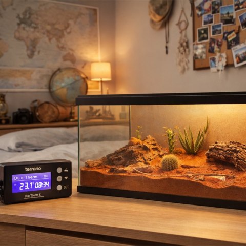 Terrario Duo Therm X - termostat dzień i noc z programatorem czasowym Terrario