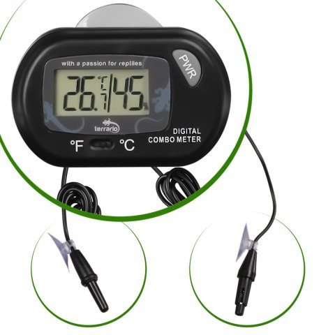 Terrario Rotom Digital Thermometer Hygrometer - termometr i higrometr Terrario