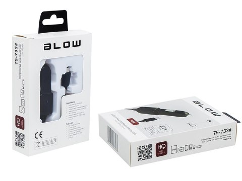 75-733# Ładowarka samochodowa wtyk micro usb 5v 2,1a 12-24v`