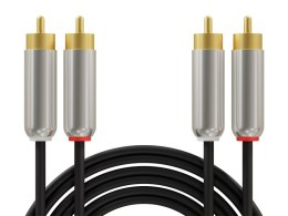 91-251# Przyłącze 2xrca metal 2,5m