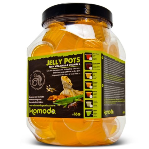 Komodo Jelly Pot Orange - pokarm pomarańcza w żelu Komodo