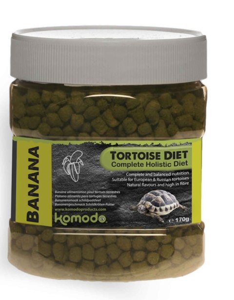 Komodo Tortoise Diet Banana 340g - pokarm dla żółwi Komodo