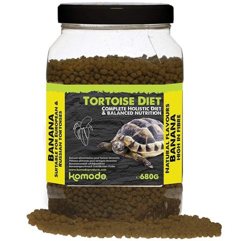 Komodo Tortoise Diet Banana 680g - pokarm dla żółwi Komodo