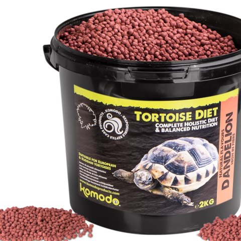 Komodo Tortoise Diet Dandelion 2kg - pokarm dla żółwi Komodo