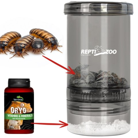 Repti-Zoo Vita-Calcium Shaker - kubek do obsypywania owadów karmowych Repti-Zoo