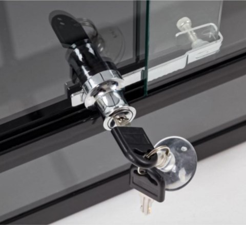 Terrario Safe Terri 90 - zamek do drzwi przesuwnych 9cm Terrario