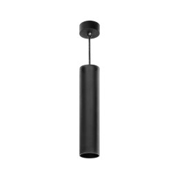BARBRA PLR GU10 oprawa wisząca max 7W, IP20, okrągła, czarna, aluminium