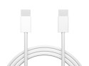 66-165# Przyłącze usb-c - usb-c 1,0m białe plecionka