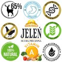 Kraina Radolin Jeleń 10 kg mniejsze ras i szczenięta 65% mięsa dla alergików z nadwrażliwością pokarmową karma sucha