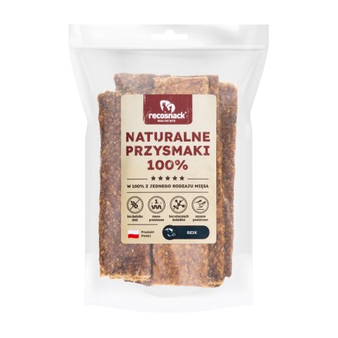 Recosnack MIĘSNE PASKI (12 cm) DZIK Recosnack