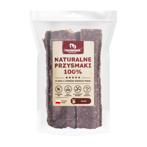 Recosnack MIĘSNE PASKI (12 cm) JELEŃ Recosnack