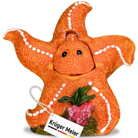 Kruger Meier Happy Starfish Set - Ozdoba z napowietrzaczem do akwarium Kruger Meier