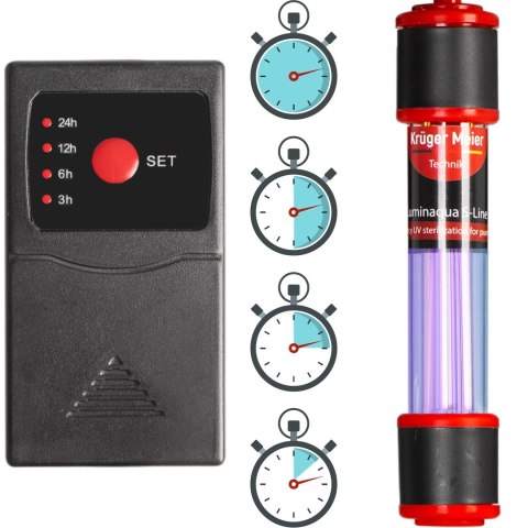 Kruger Meier Luminaqua S-Line 5W - sterylizator UV z programatorem czasowym Kruger Meier