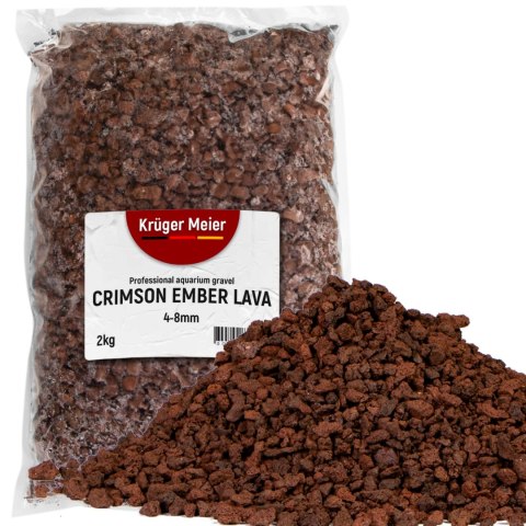 Kruger Meier Crimson Ember Lava 4-8 mm - Lawowe podłoże filtracyjne 2 kg Kruger Meier
