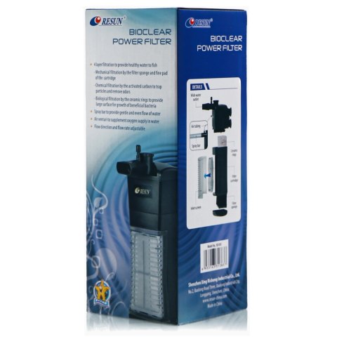Resun BioClear Power Filter 300 - filtr wewętrzny 4w1 Resun