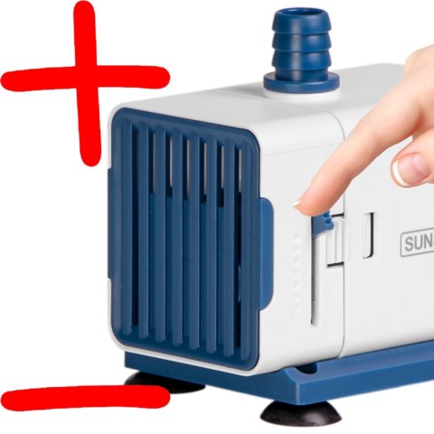 SunSun YQP 500 - 2w1 pompa wody z regulacją mocy i niskiego zanurzenia 500l/h SunSun