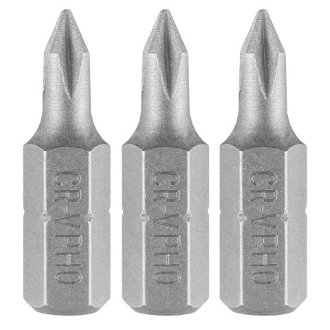 Bity PH0 x 25 mm, 3 szt.