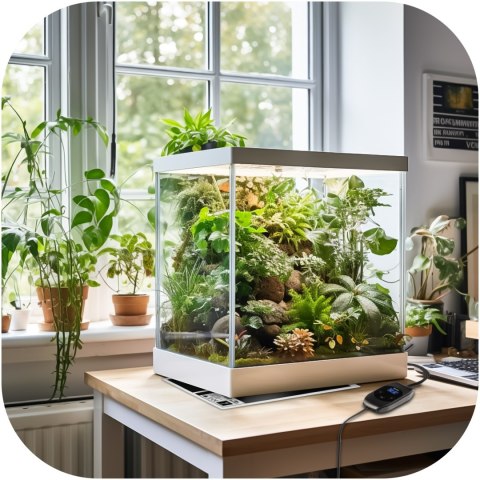 Terrario Amarillo 7W - mata grzewcza z termostatem LCD Terrario