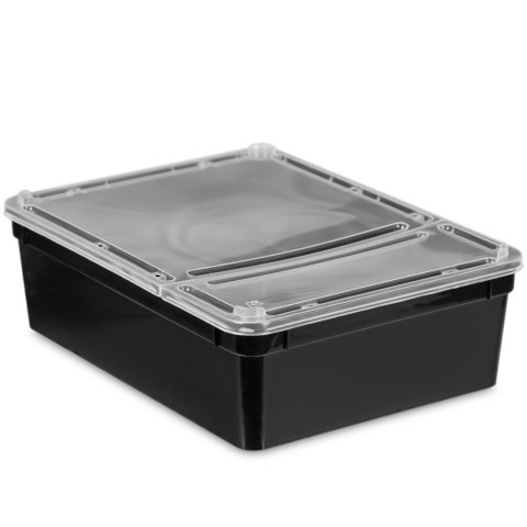 Terrario Reptiland Black 25x19x7,5cm - czarne terrarium faunarium Terrario
