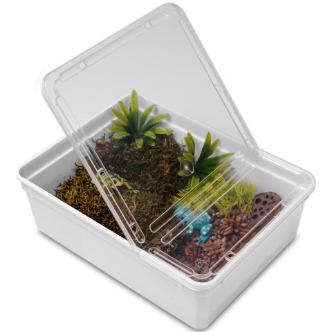 Terrario Reptiland White 25x19x7,5cm - białe terrarium faunarium Terrario