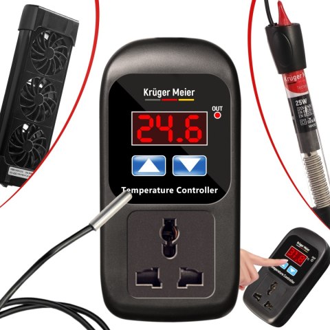 Kruger Meier Carbonne - termostat elektroniczny Kruger Meier