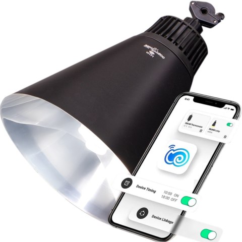 Repti-Zoo Smart Wi-Fi Deep Lamp L - lampa na żarówki grzewcze i UVB Wi-Fi Repti-Zoo