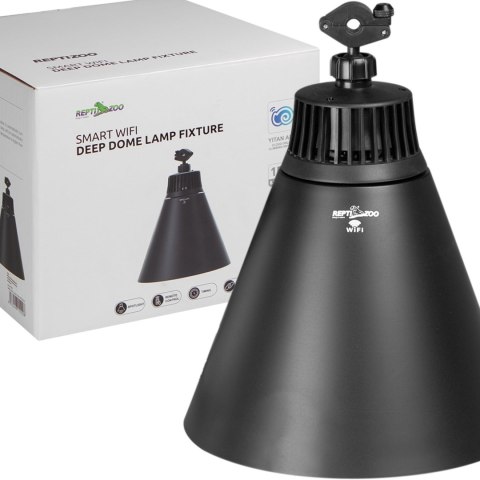 Repti-Zoo Smart Wi-Fi Deep Lamp L - lampa na żarówki grzewcze i UVB Wi-Fi Repti-Zoo