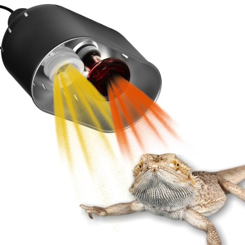 Resun Reptile Black Lamp DUO - lampa podwójna do terrarium Resun
