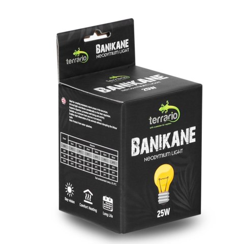 Terrario Banikane Neodymium Light - żarówka grzewcza neodymowa 25W Terrario