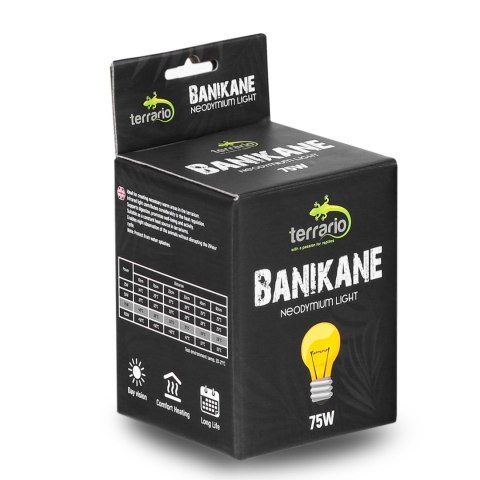 Terrario Banikane Neodymium Light - żarówka grzewcza neodymowa 75W Terrario