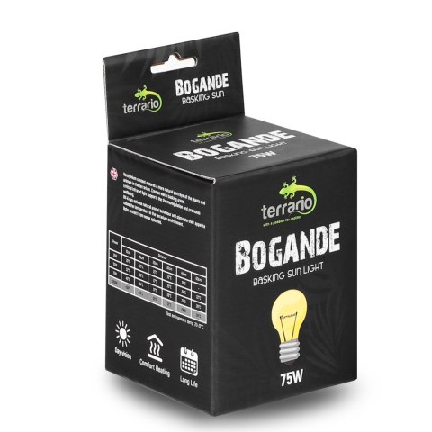 Terrario Bogande Basking Sun Light - żarówka grzewcza 75W Terrario