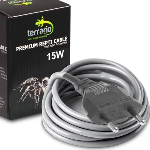 Terrario Premium Repti Cable 15W - wodoodporny kabel grzewczy do terrarium 5,5m Terrario