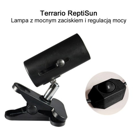 Terrario ReptiSun - lampa z uchwytem zaciskowym Terrario