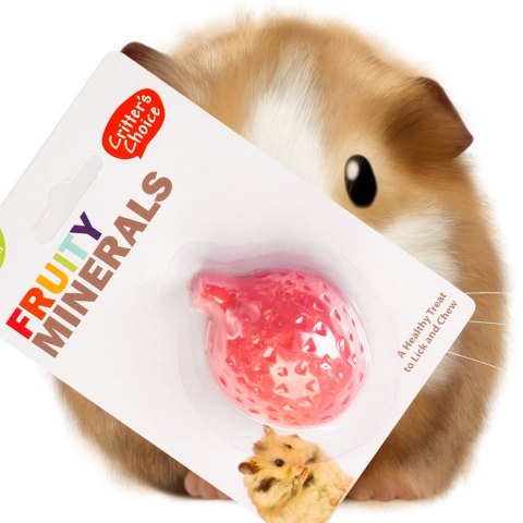 HappyPet Fruity Minerals 30g - kostka wapienna truskawkowa Happypet