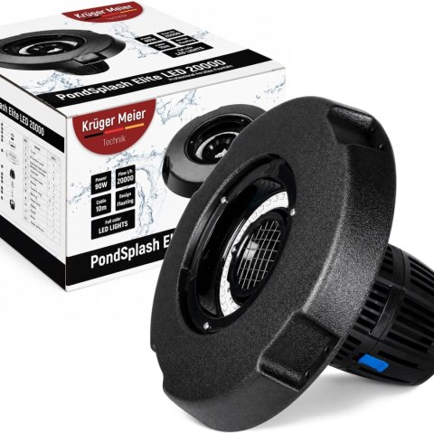 Kruger Meier PondSplash Elite LED 40000 - fontanna pływająca z oświetleniem Kruger Meier