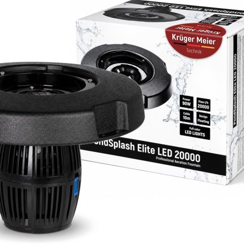 Kruger Meier PondSplash Elite LED 40000 - fontanna pływająca z oświetleniem Kruger Meier