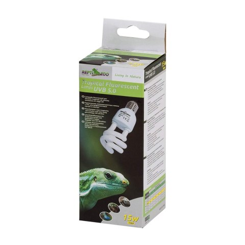 Repti-Zoo Tropical Lamp 5.0 UVB 15W - Żarówka e27 Repti-Zoo