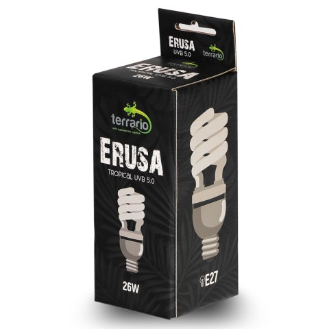 Terrario Erusa Tropical UVB 5.0 - żarówka spiralna 5.0 26W Terrario