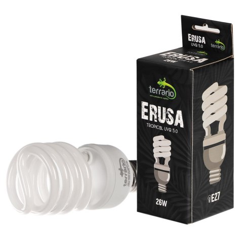Terrario Erusa Tropical UVB 5.0 - żarówka spiralna 5.0 26W Terrario