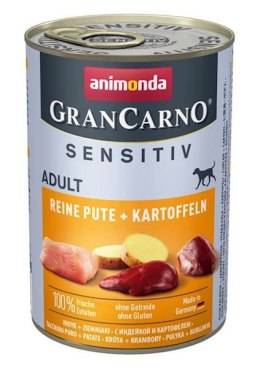 Animonda GranCarno Sensitiv Adult Dog Indyk I Ziemniaki 400g Animonda