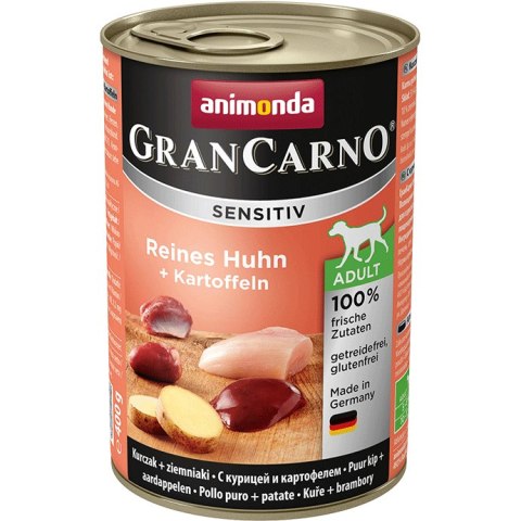 Animonda GranCarno Sensitiv Adult Dog Kurczak I Ziemniaki 400g Animonda