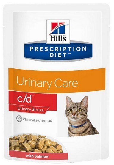 Hill's Prescription Diet c/d Urinary Stress Feline Salmon 85g Hills
