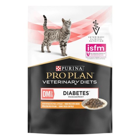PURINA Pro Plan Veterinary Diets DM Diabetes Management Cat Kurczak 85g Purina Veterinary Diets