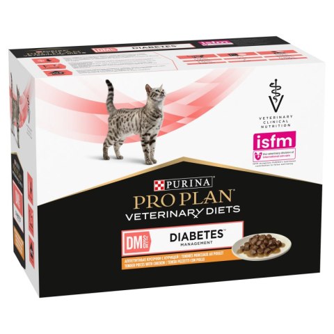 PURINA Pro Plan Veterinary Diets DM Diabetes Management Cat Kurczak 85g Purina Veterinary Diets